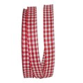 Reliant Ribbon Reliant Ribbon 90052W-065-05K Great Gingham 3 Value Wired Edge Ribbon - Red - 0.875 in. x 50 yards 90052W-065-05K